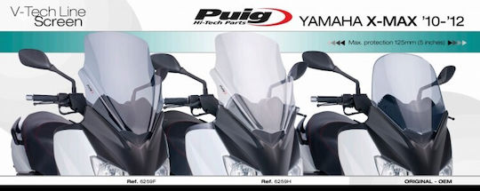 Puig Φιμέ Ζελατίνα Μοτοσυκλέτας για Yamaha X-MAX 6259H