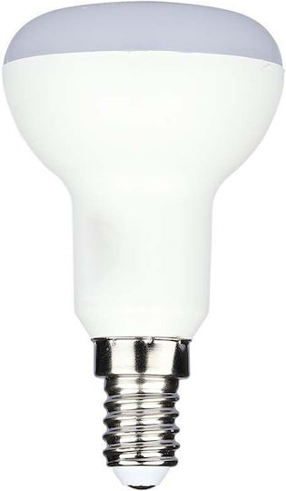 V-TAC LED Bulb 4.8W 86mm for Socket E14 and Shape R50 Warm White 470lm