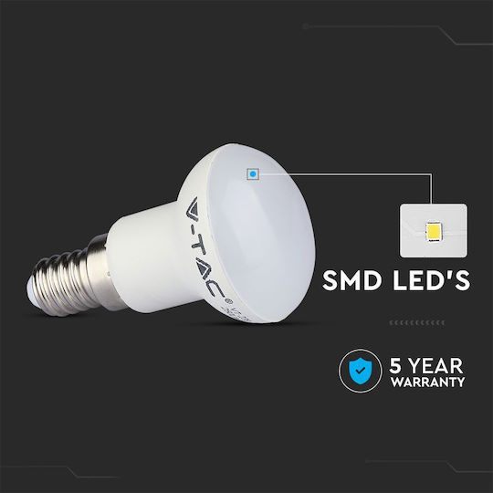 V-TAC LED-Lampe 2.9W für Fassung E14 und Form R39 Kühles Weiß 250lm
