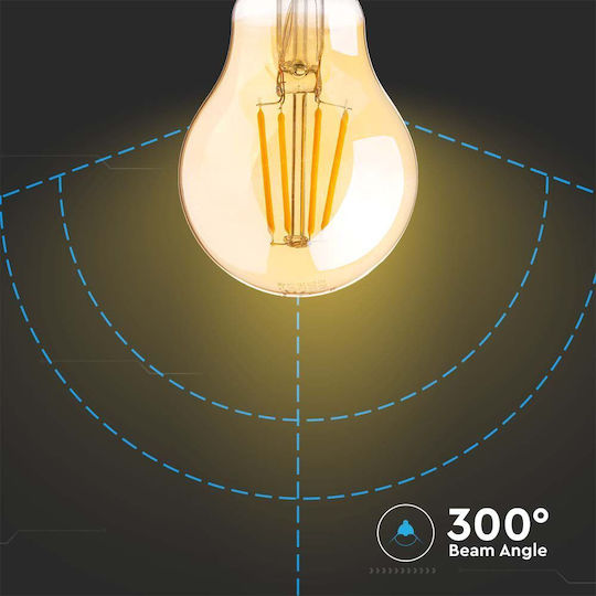 V-TAC LED Bulb 12W 105mm for Socket E27 and Shape A60 Warm White 1350lm