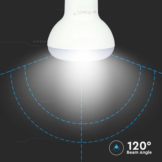 V-TAC LED Bulb 4.8W 85mm for Socket E14 and Shape R50 Natural White 470lm