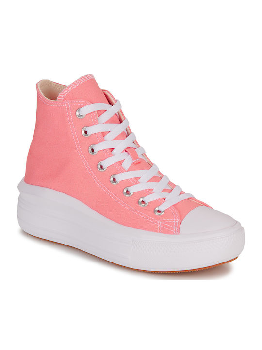 Chuck Taylor All Star Move Flatforms Boots Pink
