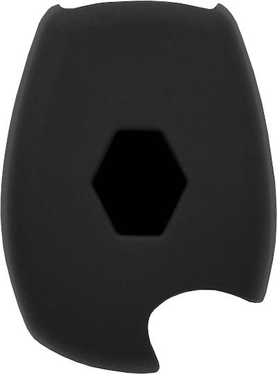 Car Key Cover Case made of with 2 Buttons for Renault in Black Color