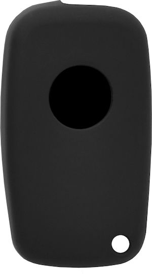 Car Key Cover Case made of with 3 Buttons for Fiat in Black Color