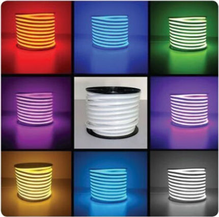 Optonica Водоустойчива LED Лента 12V Лилав Светлина 5м Неон Флекс