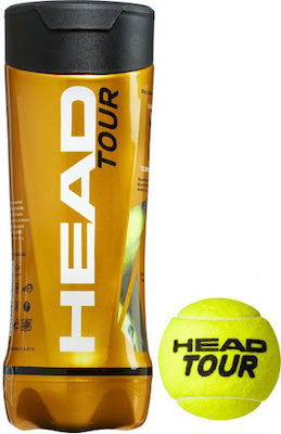 Head Tour Tournament Tennis Balls 3pcs