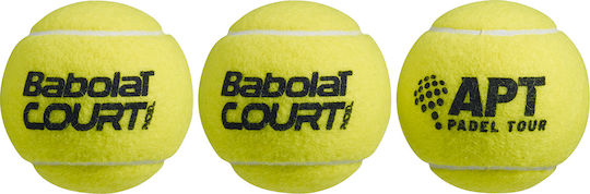 Babolat Court Padel Padel Balls Tournament 3 Pieces