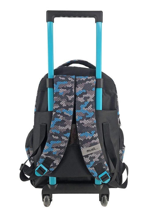 Must Animal Planet Wild Instinct Λύκος School Bag Trolley Elementary, Elementary in Blue color