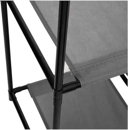 vidaXL Металик Кутия за съхранение Cream-Black 63x30x71см 1бр
