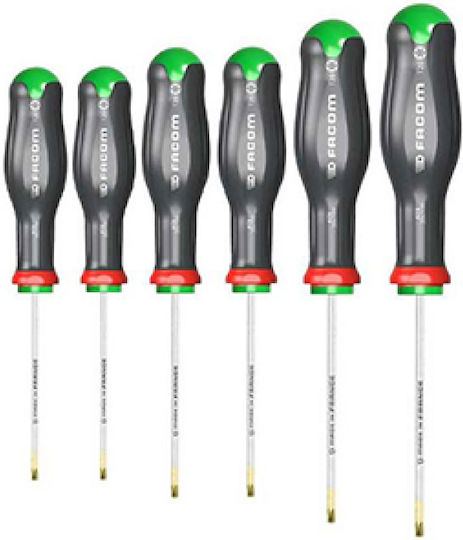 Facom Set 6 Screwdrivers with 6 Interchangeable Tips