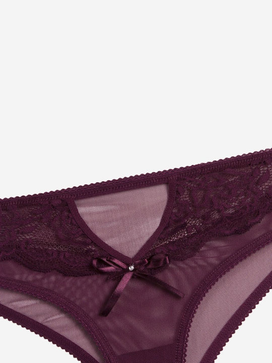 CottonHill Women's Slip Purple