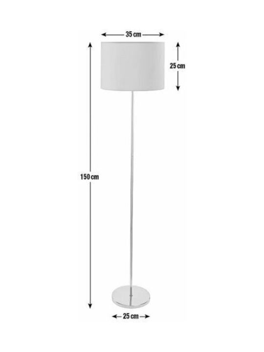 Pakketo PWL-0137 Stehleuchte H150xW30cm mit Fassung für E27 Lampe in Grün Farbe 099-000046
