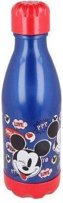 Kids Aluminium Water Bottle It's a Mickey Thing Blue 560ml