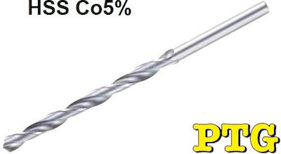 Ptg Drill Cobaltium Titanium with Cylindrical Shank for Metal 9.5x175mm