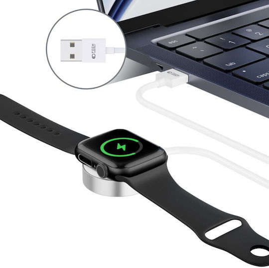 Tech-Protect Ultraboost Magnetic 120cm Φορτιστής για Apple Watch Λευκός