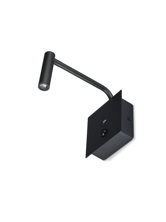 V-TAC VT-2943 Single LED Warm White Spot in Black Color