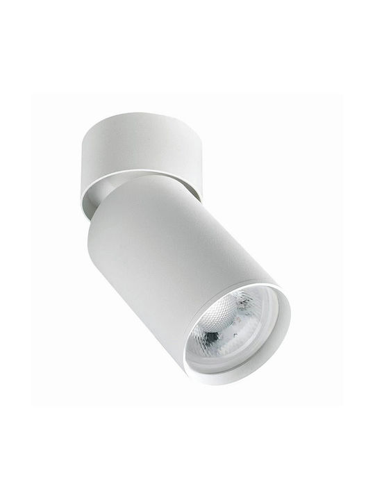 Zambelis Lights Μονό Σποτ με Ντουί GU10 σε Λευκό Χρώμα