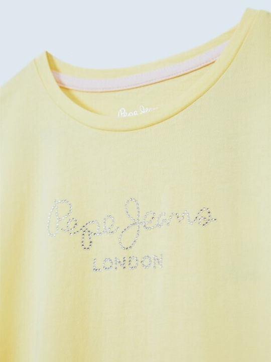 Pepe Jeans Kids Blouse Short Sleeve Yellow