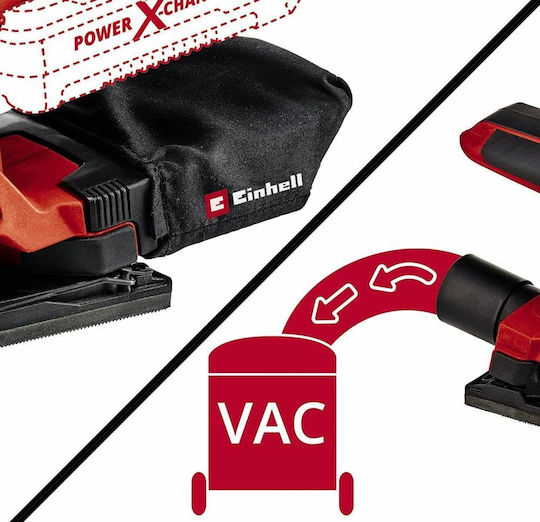 Einhell TC-OS 18/187 Li Solo Schwingschleifer Solo mit Absaugsystem