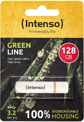 Intenso Green Line 128GB USB 3.2 Stick Maro