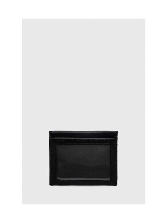 Calvin Klein Δερμάτινο Ανδρικό Πορτοφόλι Καρτών Μαύρο