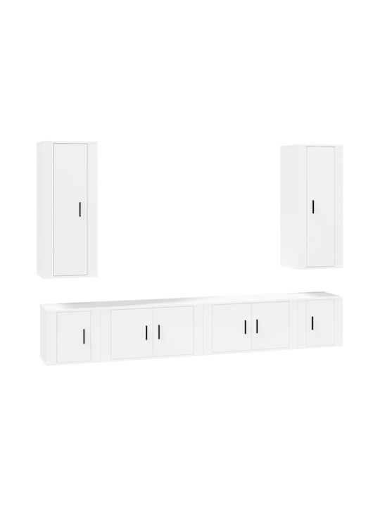 Living Room TV Unit White L40xW34.5xH100cm