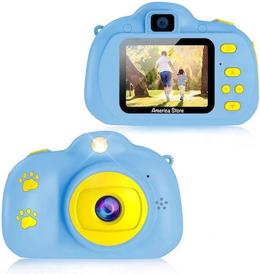 Funny Kids Cams XP-085 Kompakte Kamera 3MP mit Bildschirmgröße 2" Blau