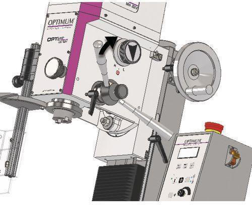 Optimum Φρεζοδράπανο MH 20V με Ισχύ 750 Watt