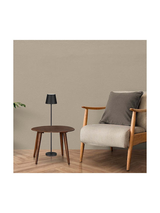 V-TAC LED Floor Lamp Y130xM14cm with Warm White Light 300lm Black