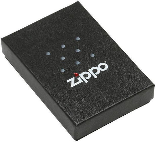 Zippo Brichetă Flacără Rezistent la vânt Greek Alphabet Black