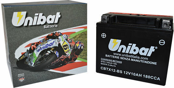 Batería Unibat CBTX12-BS 12V 10Ah 180CCA de segunda mano por 40 EUR en Mijas en WALLAPOP