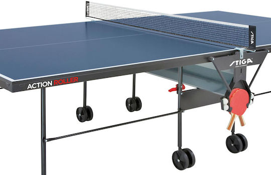 Stiga Action Roller Faltbar Tischtennisplatte Innenbereich