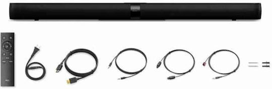 TCL TS7010 Soundbar 2.1 Bluetooth și HDMI 80W cu Subwoofer Wireless și Telecomandă Negru