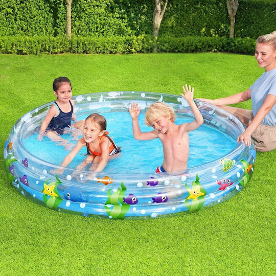 Bestway Children's Round Swimming Pool 282L Inflatable 152x27.9cm Splash And Play