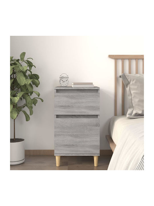 Wooden Bedside Table 40x35x70cm