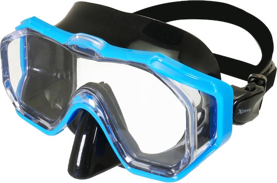 XDive Diving Mask Wide Black