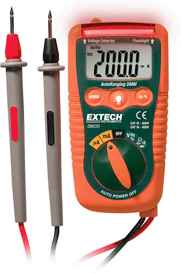 Extech DM220 Ψηφιακό Πολύμετρο Τσέπης