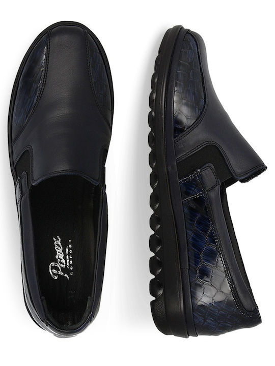 Women's Slip-On Leather Blue