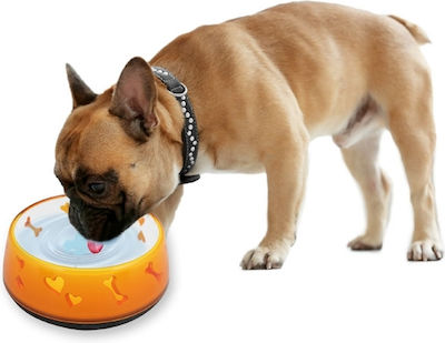 All For Paws Love Bowls Food & Water for Dog Orange with Base 270ml 12cm AF5725