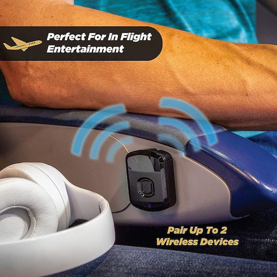 Scosche FlyTunes Drahtloser Audio Empfänger Bluetooth 4.1 Sender / Transmitter mit USB-Ausgang