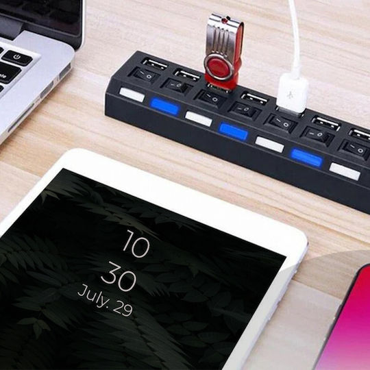 Treqa USB 3.0 7 Port Hub with USB-A Connection