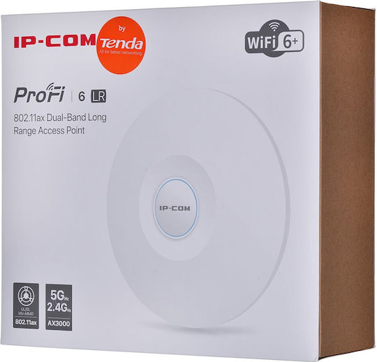 IP-COM PRO-6-LR Punct De Acces Wi-Fi 6 Banda Duală (2.4 și 5GHz)
