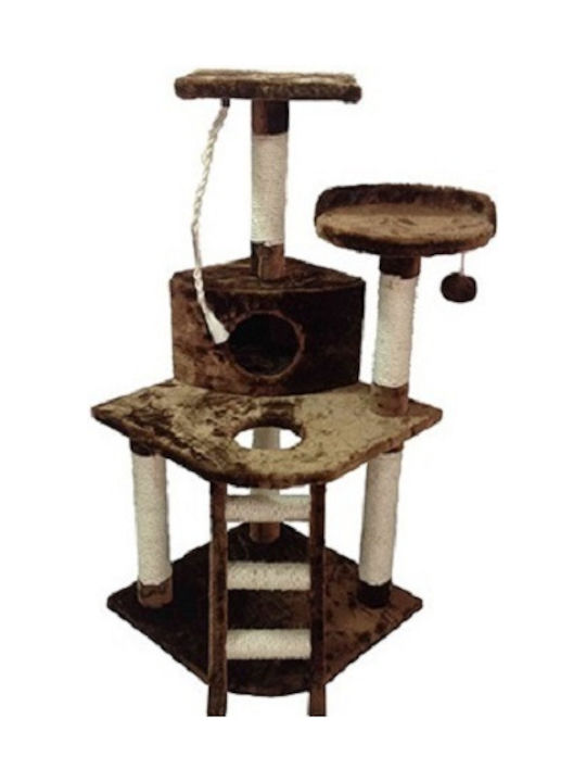 Pet Interest Tarzan Ονυχοδρόμιο Γατόδεντρο Γκρι 5 επιπέδων 81x63x120εκ.