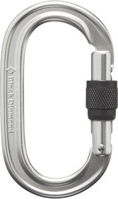 Black Diamond Oval Keylock Screwgate Карабинер за Осигуряване 1бр