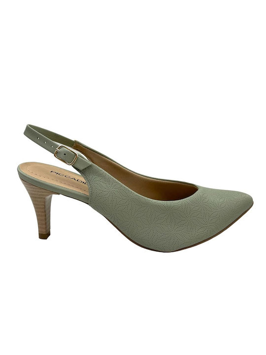 Piccadilly Anatomic Mint Medium Heels