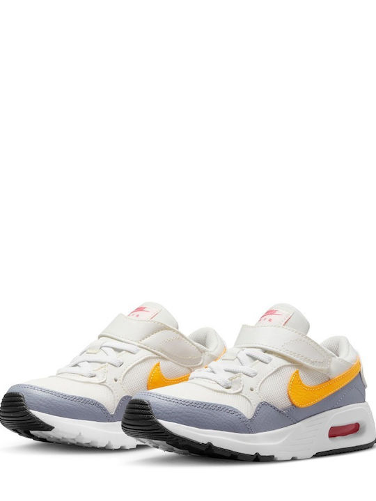 Air Max Kids Sneakers with Scratch Sail / Laser Orange / Indigo Haze / White