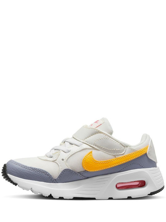 Air Max Kids Sneakers with Scratch Sail / Laser Orange / Indigo Haze / White