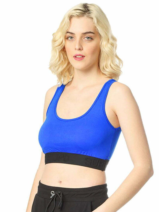 Women's Sports Bra without Padding Blue