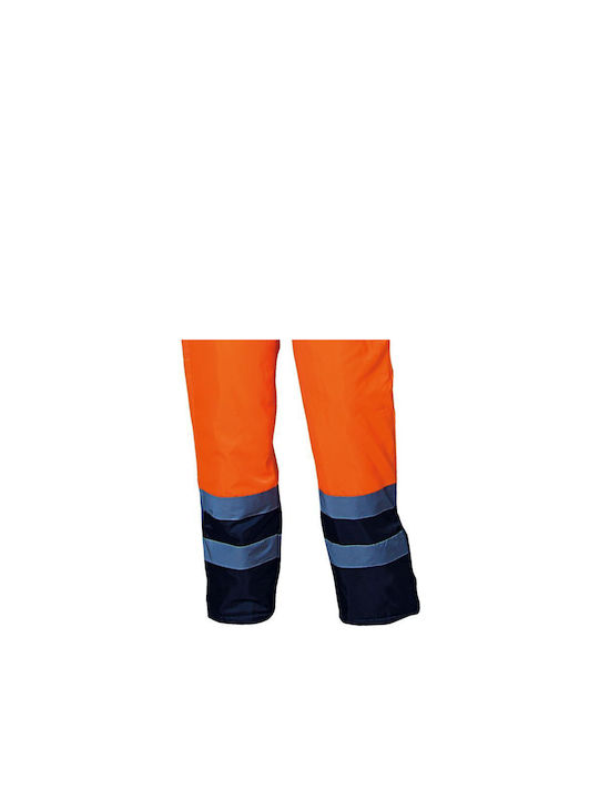Stenso Work Coveralls Dungarees & Reflective Tapes Orange