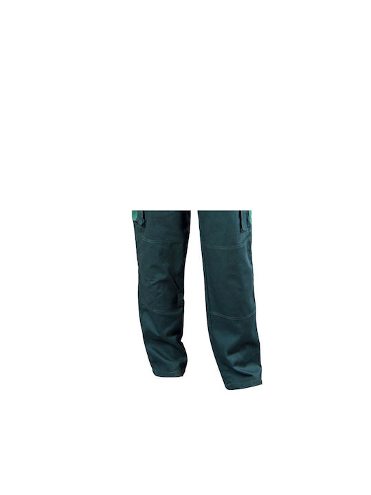 Stenso Work Coveralls with Dungarees Cotton Green